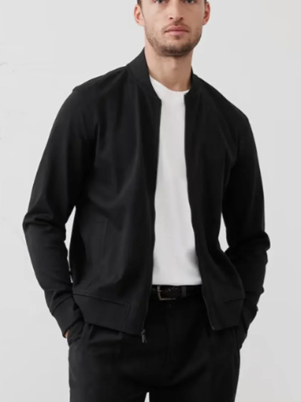 Banana Republic Men's XL Luxe Touch Bomber Jacket Preppy NWT